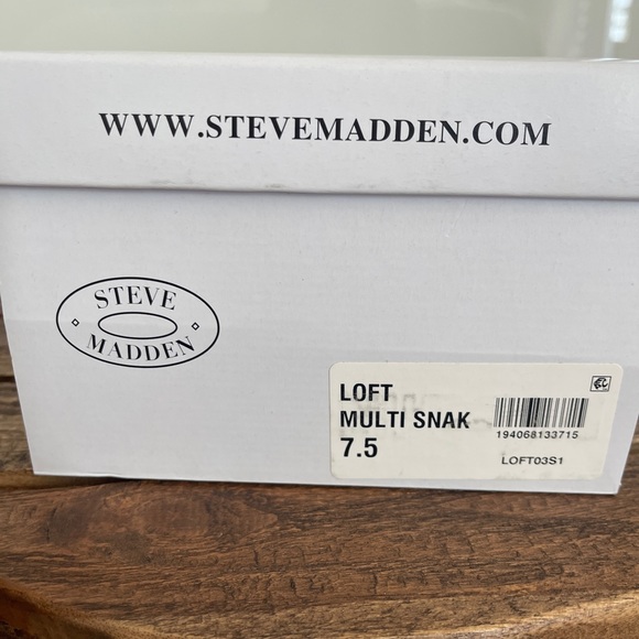 Steve Madden Loft Sandals - Size 7.5 - Multi Snake - Picture 5 of 5